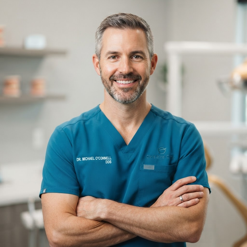 Portrait de Dr. Marc Tramar, Dentiste, fondateur chez Tramardent