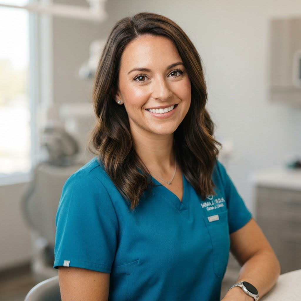 Portrait de Sophie Renard, Hygiéniste dentaire chez Tramardent